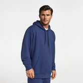 Unisex Merino Blend Hoodie - Deep Navy