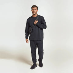 Men's Merino Blend Sweatshirt - True Black