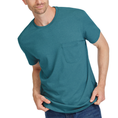 Men's Soft Merino Tee - Chasm Teal