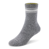 Anytime Crew Sock - Natural Grey Heather/Light Grey