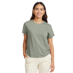 Women's Soft Merino Tee - Hazy Pine