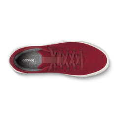 Men's Wool Cruiser - Burgundy (Natural White Sole)