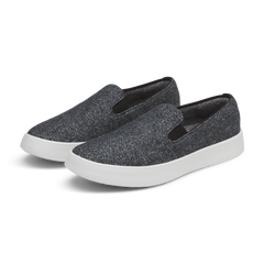 Men's Wool Cruiser Slip On - Dark Grey (Light Grey Sole)