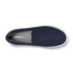 Men's Wool Cruiser Slip On - Dark Navy (Blizzard Sole)