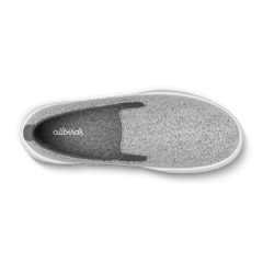 Men's Wool Cruiser Slip On - Medium Grey (Blizzard Sole)