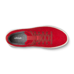 Women's Wool Cruiser - Poppy Red (Natural White Sole)