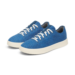 Men's Wool Cruiser - Sapphire Blue (Natural White Sole)