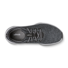 Men's Wool Runner NZ Waterproof - Dark Grey (Light Grey Sole)