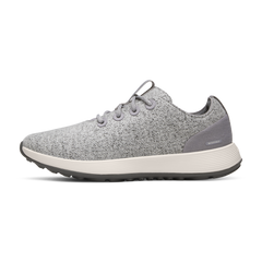 Women's Wool Runner NZ Waterproof - Medium Grey (Natural White Sole)