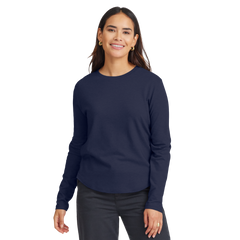 Women's Soft Merino Long Sleeve Tee - Deep Navy