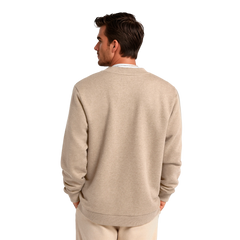 Men's Merino Blend Sweatshirt - Rugged Beige