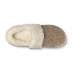 Women's Kiwi Slipper - Dark Camel (Stony Cream Sole)