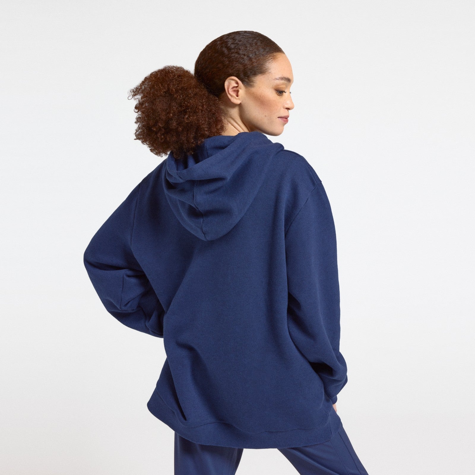 Unisex Merino Blend Hoodie - Deep Navy