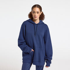 Unisex Merino Blend Hoodie - Deep Navy