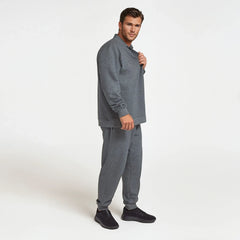 Men's Merino Blend Sweatshirt - Natural Grey Heather