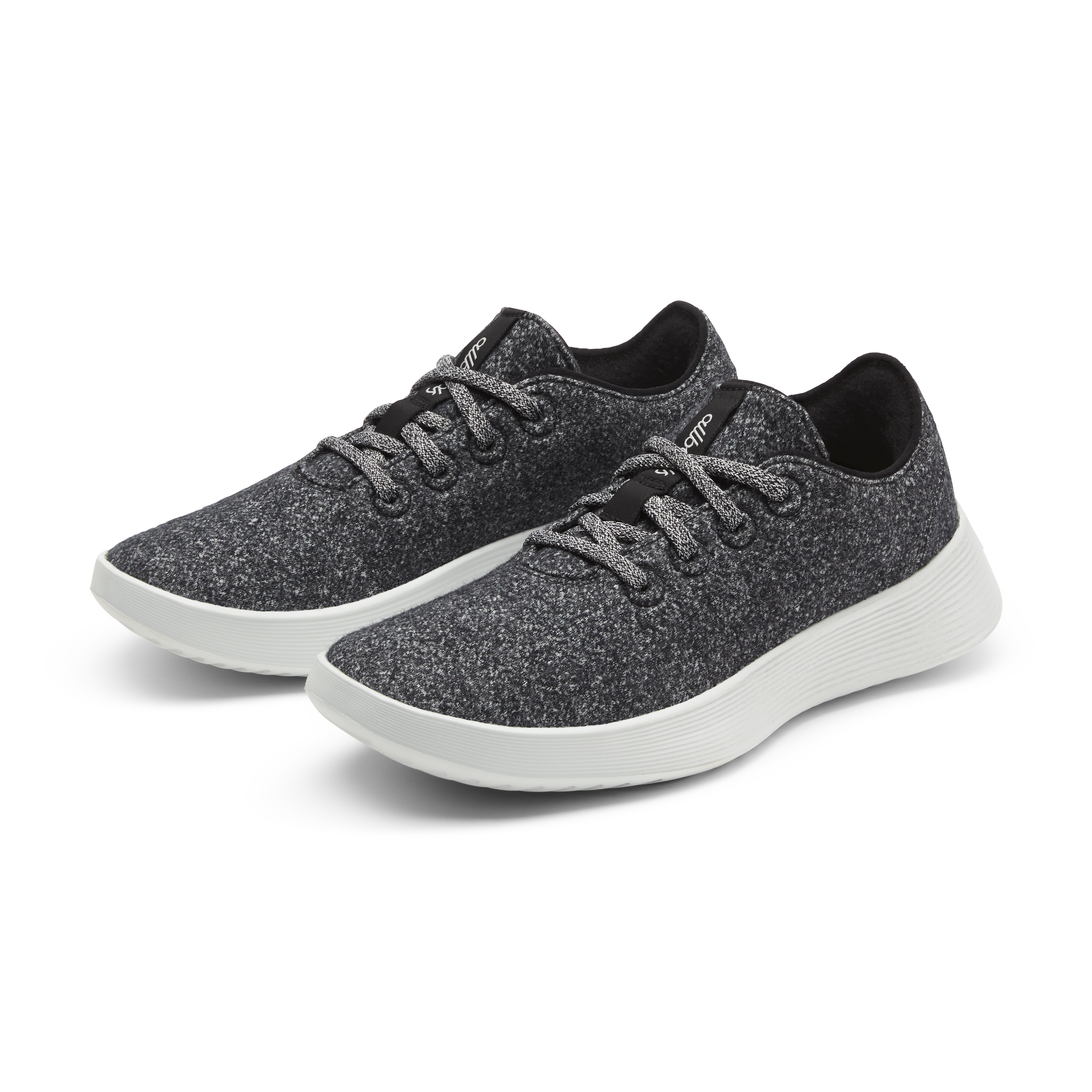 Women's Wool Runner Go - Dark Grey (Light Grey Sole)