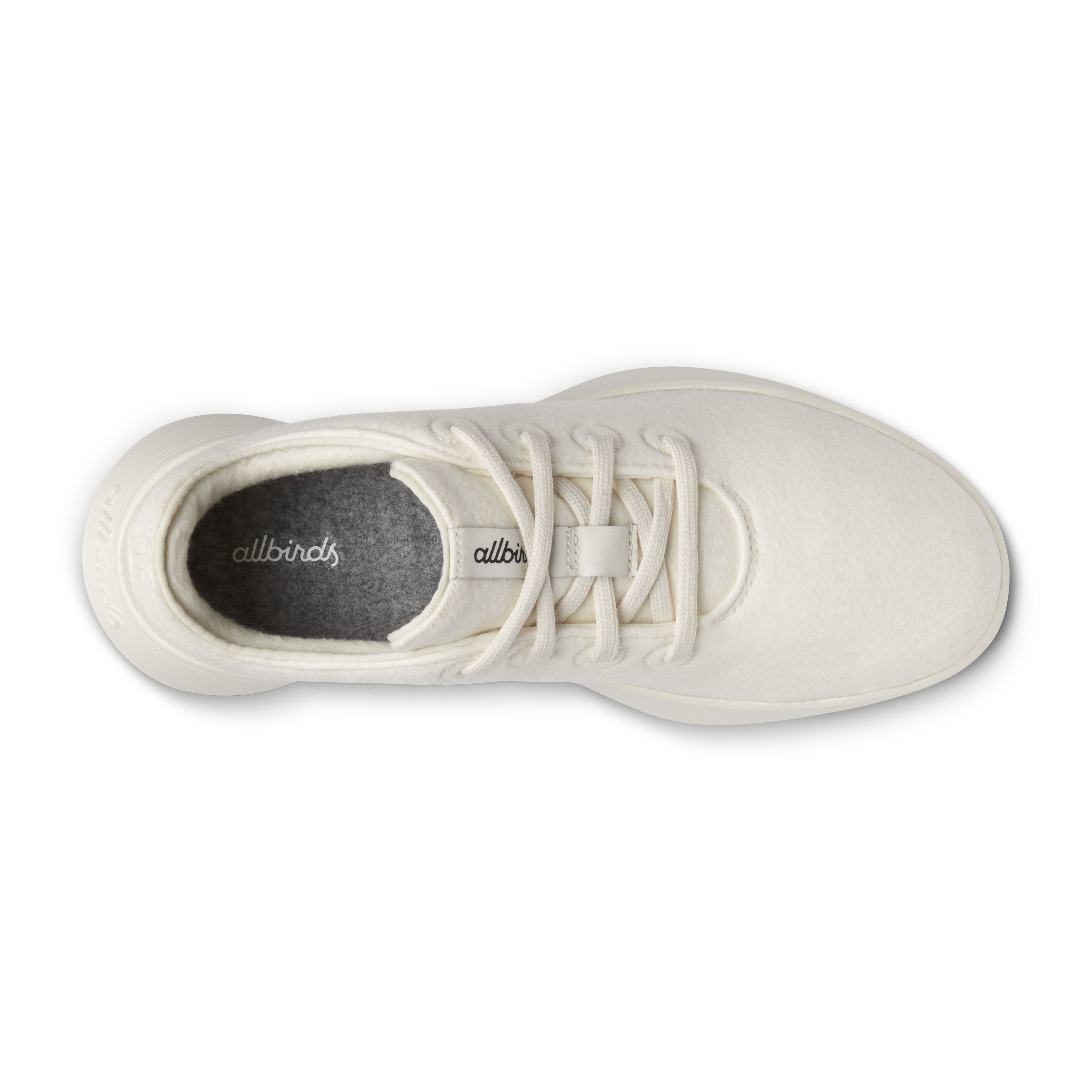 Women's Wool Runner Go - Natural White (Natural White Sole)