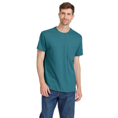 Men's Soft Merino Tee - Chasm Teal