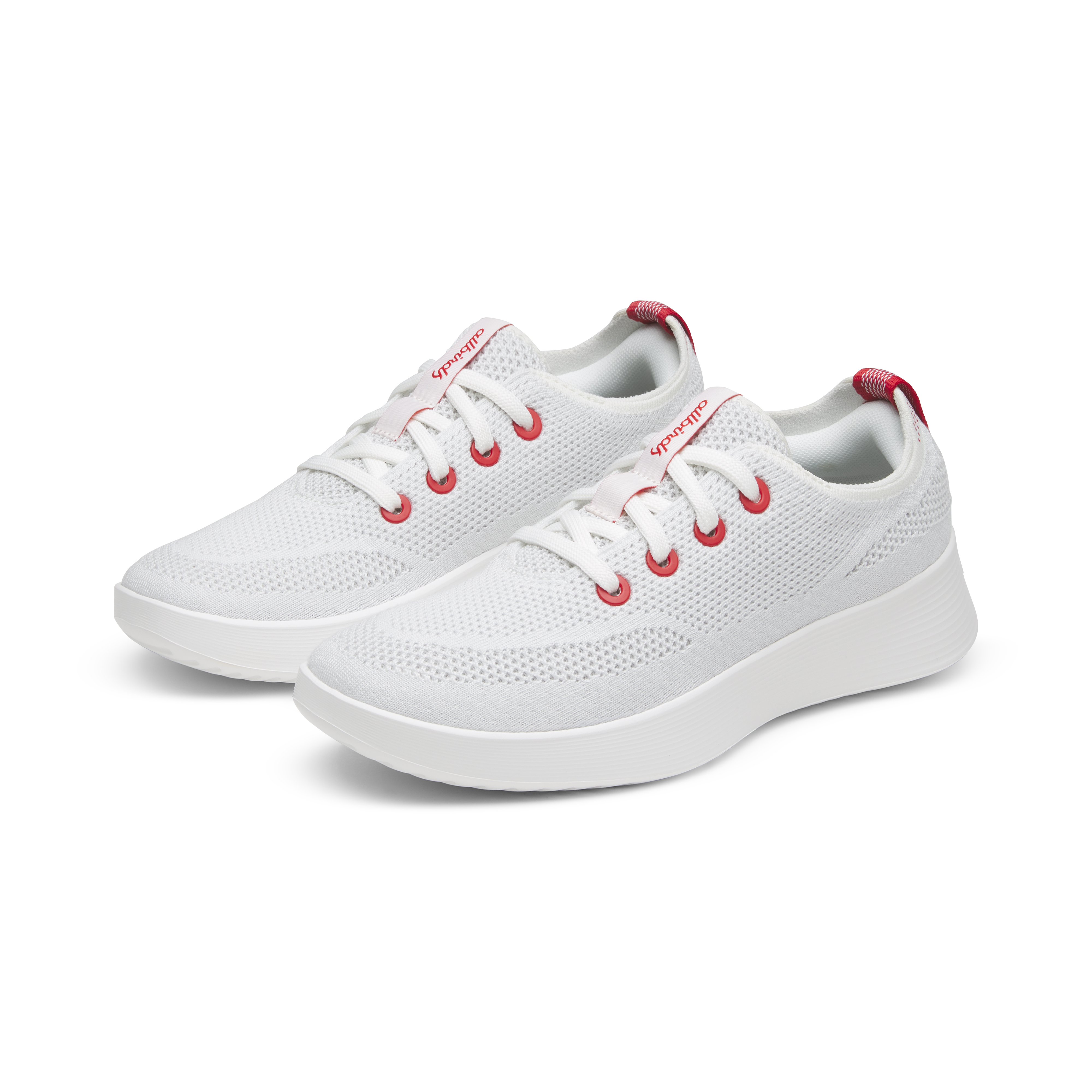 Women's Tree Runner Go - Blizzard/Bold Red (Blizzard Sole)
