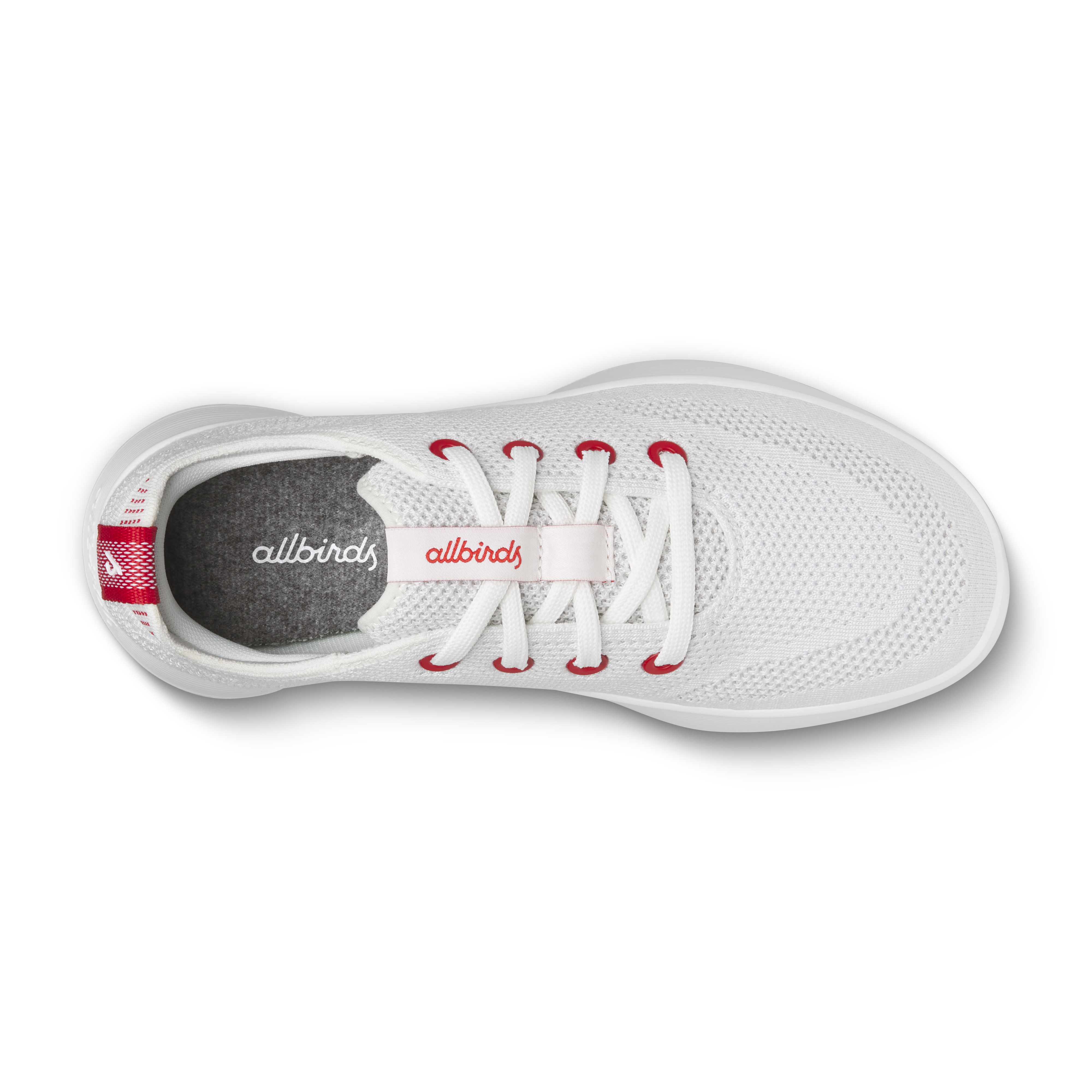 Women's Tree Runner Go - Blizzard/Bold Red (Blizzard Sole)