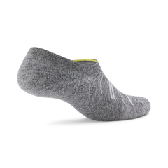 Anytime No Show Sock - Natural Grey Heather/Light Grey