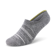 Anytime No Show Sock - Natural Grey Heather/Light Grey