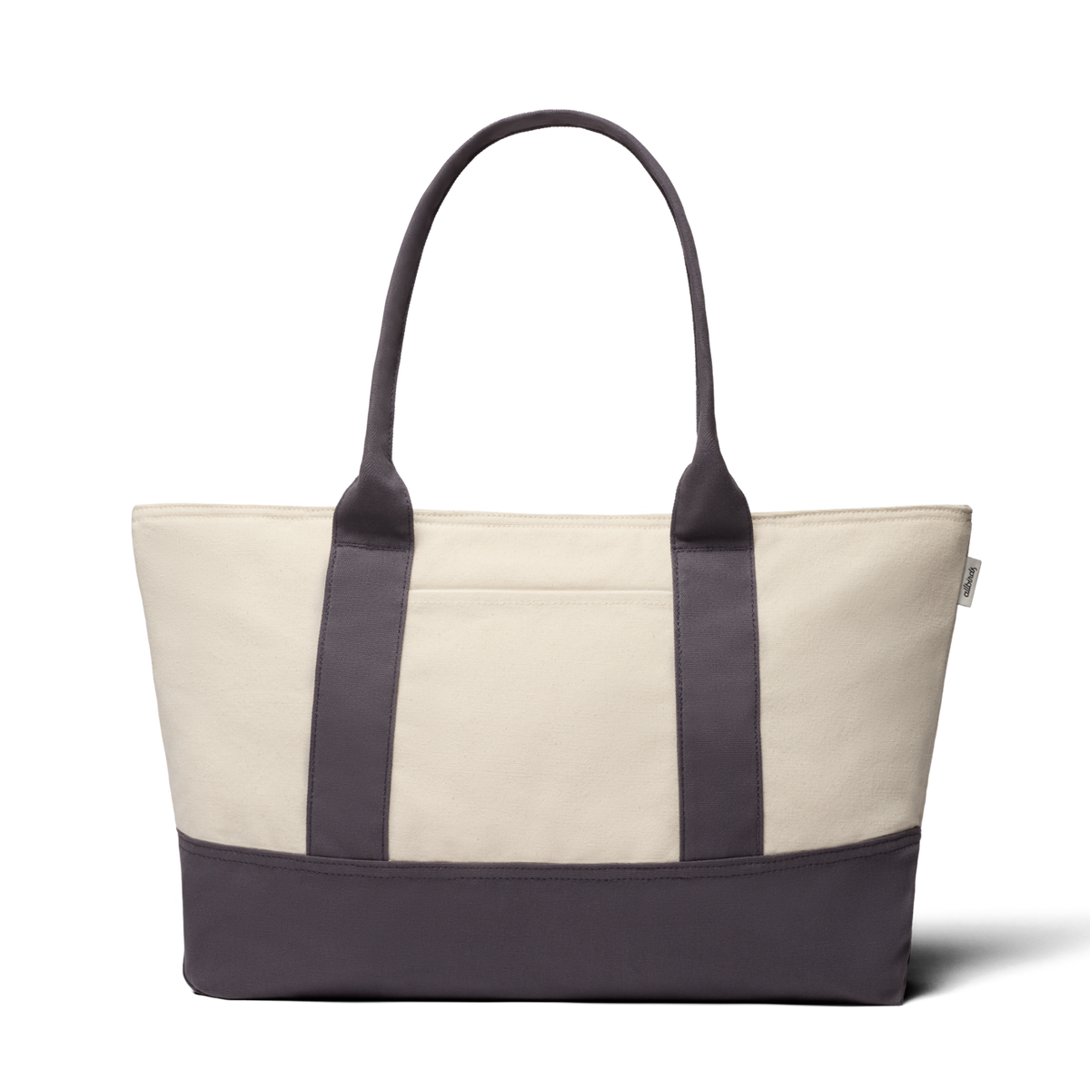Canvas Tote Bag - Natural White/Natural Grey