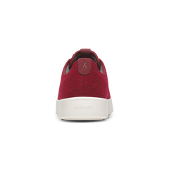 Men's Wool Cruiser - Burgundy (Natural White Sole)