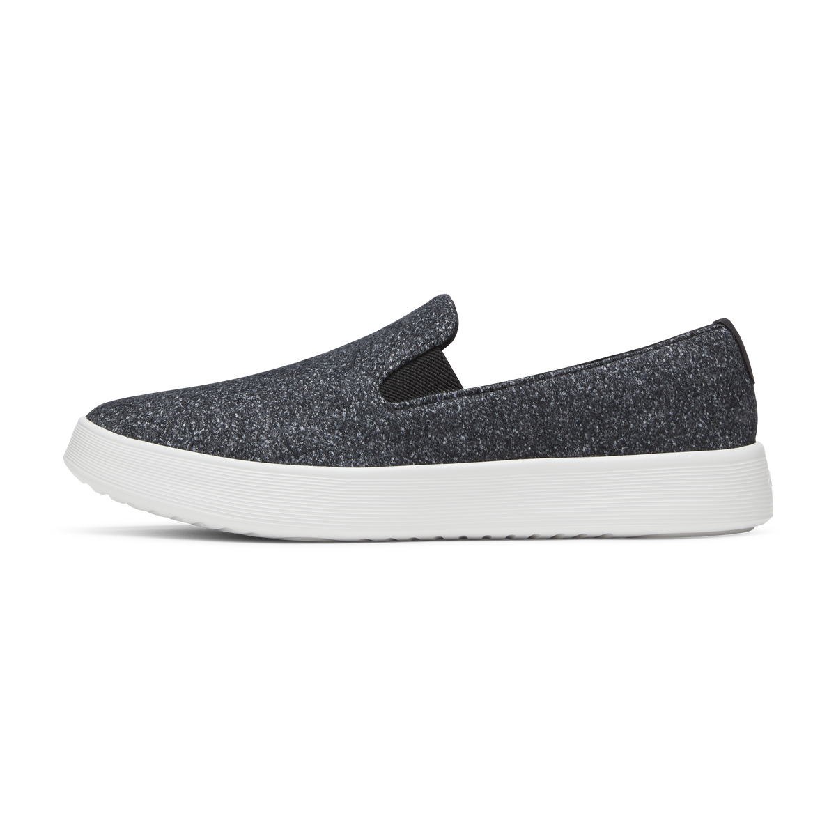 Women's Wool Cruiser Slip On - Dark Grey (Light Grey Sole)