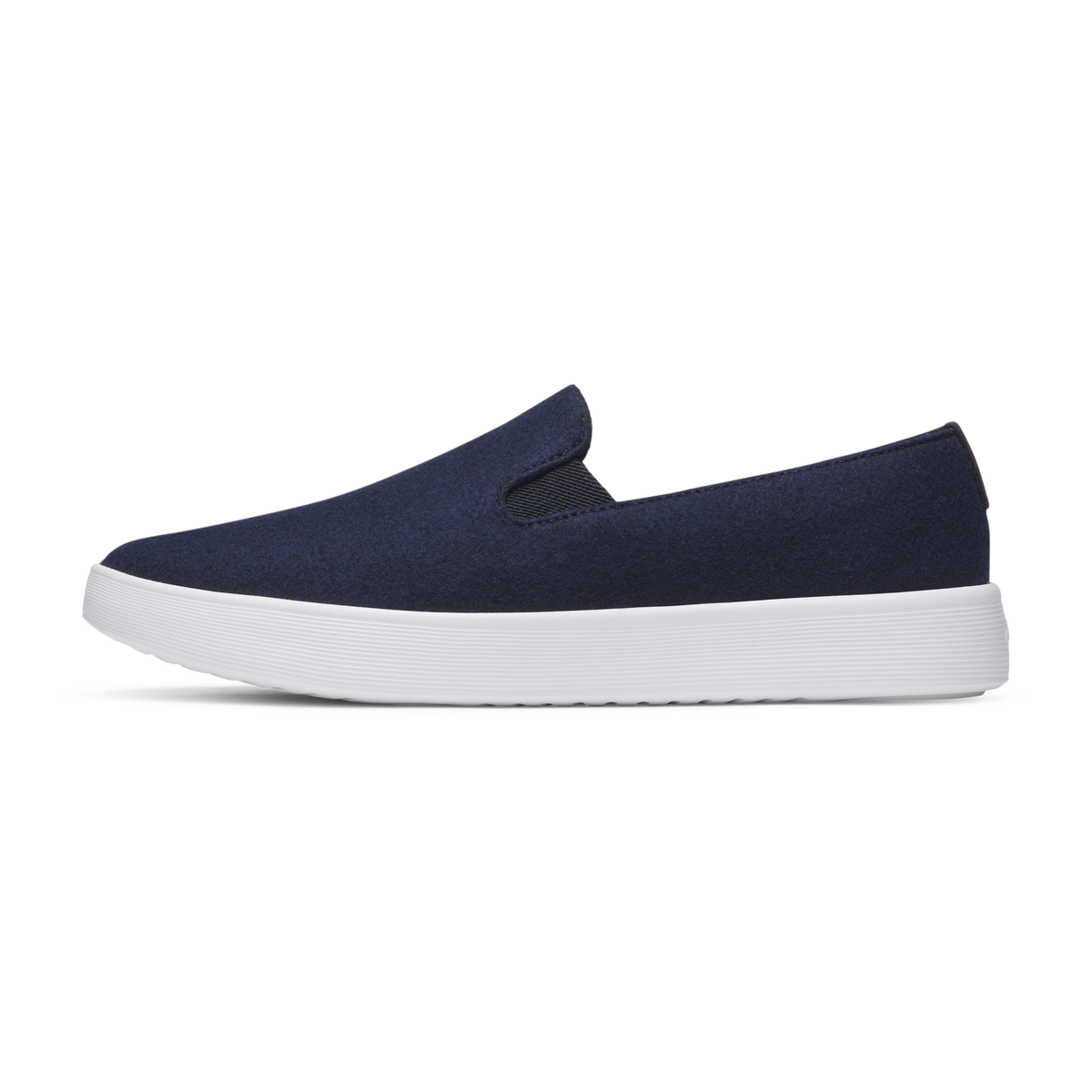 Men's Wool Cruiser Slip On - Dark Navy (Blizzard Sole)