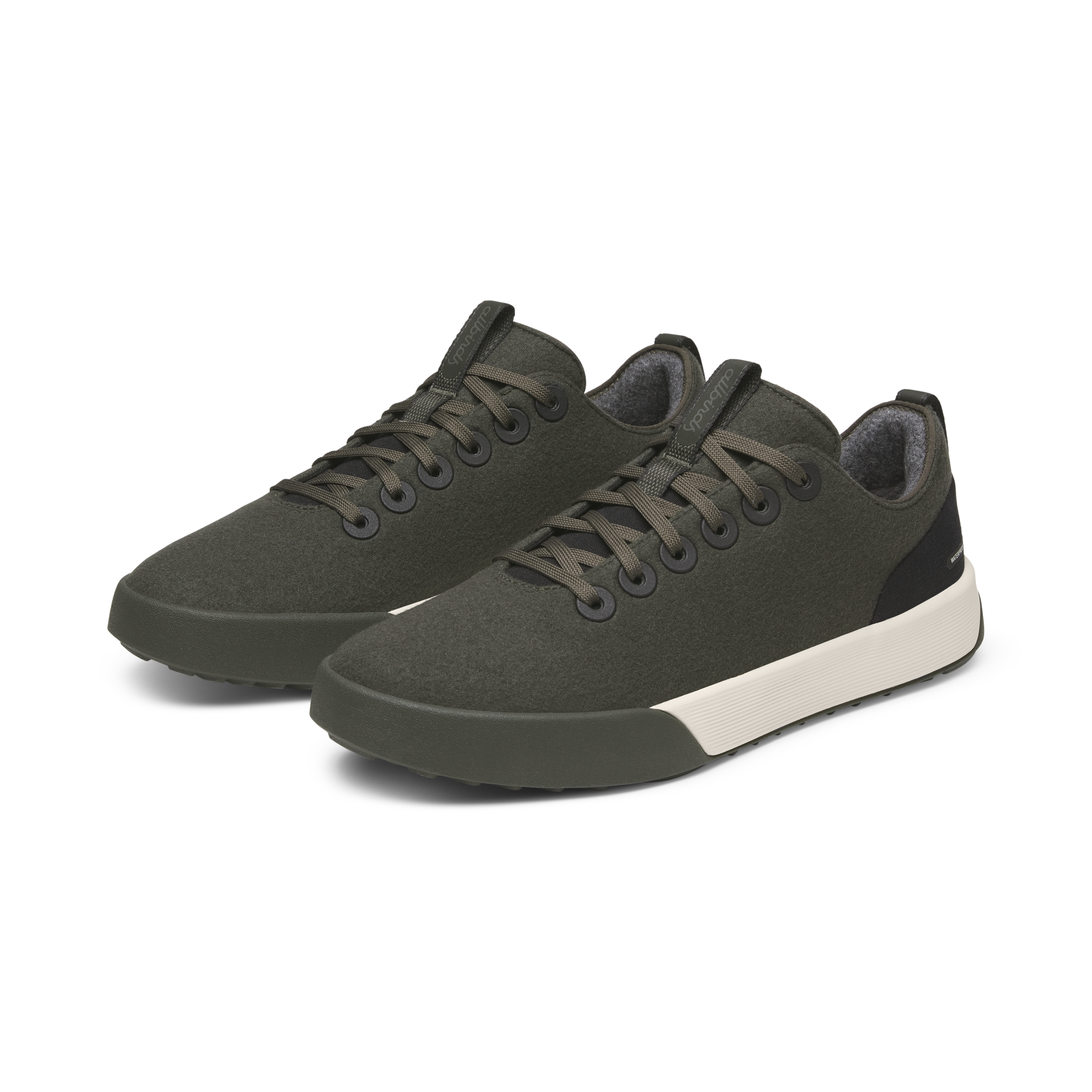 Men's Wool Cruiser Waterproof - Dark Jungle (Stony Cream Sole)