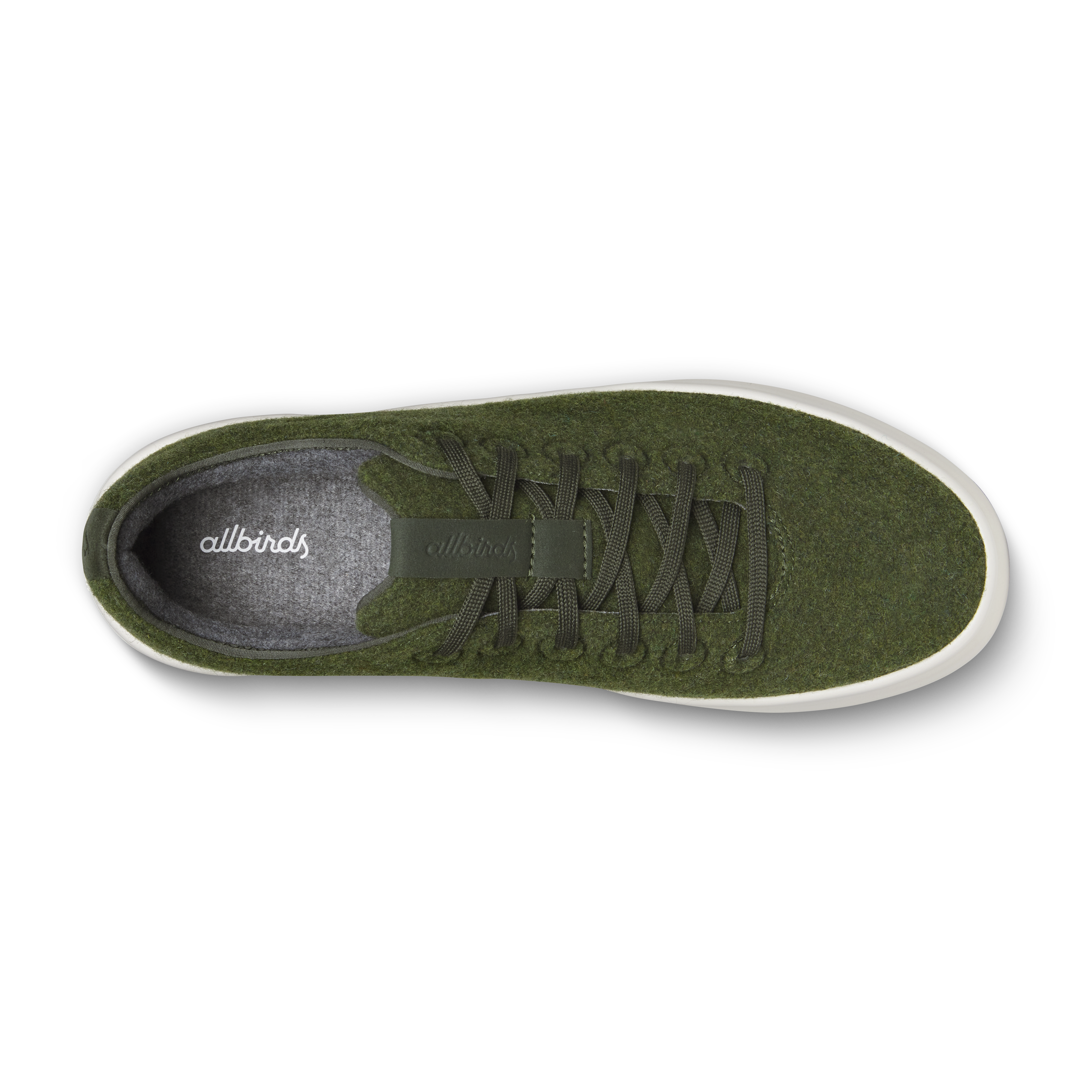 Men's Wool Cruiser - Forest Green (Natural White Sole)
