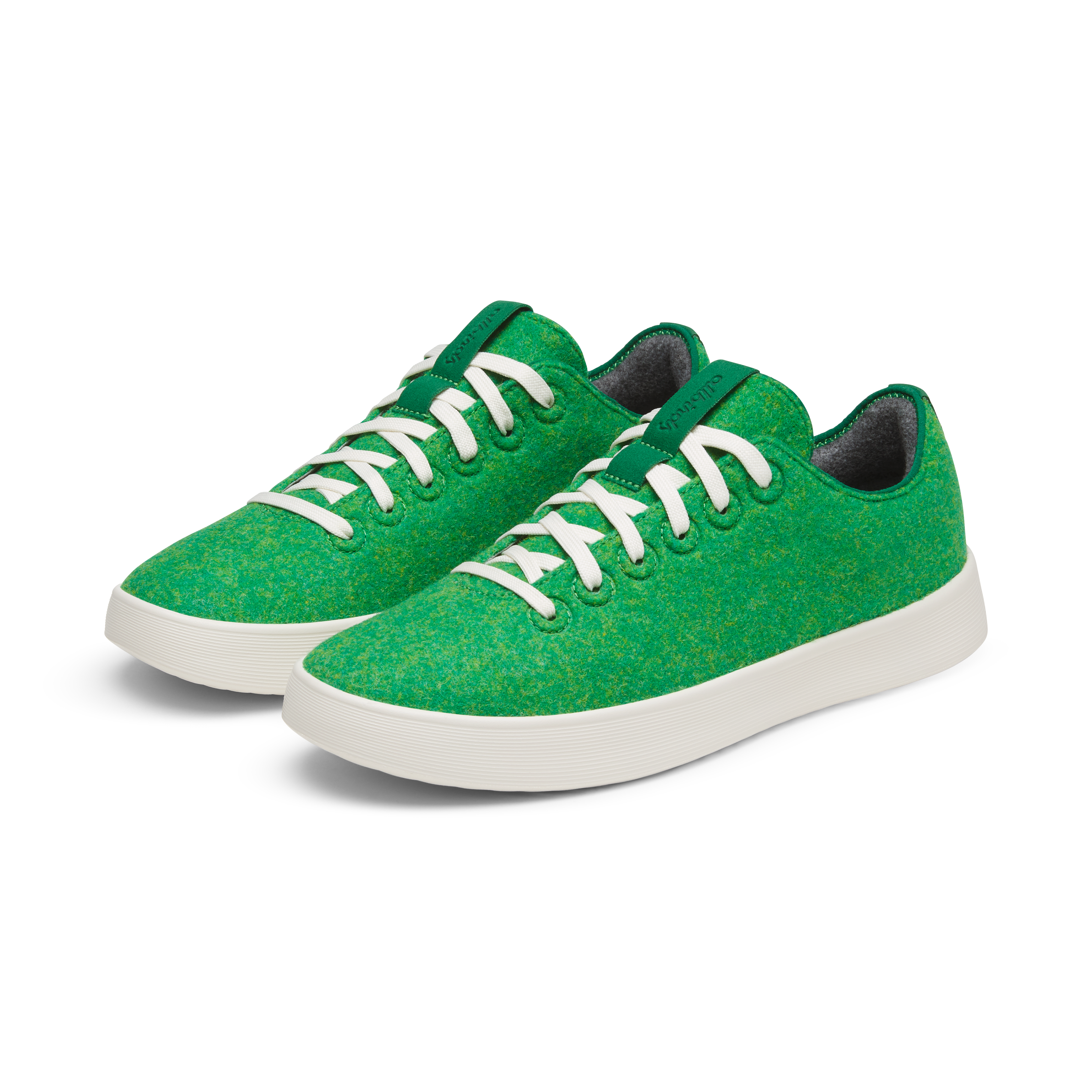Women's Wool Cruiser - Kelly Green (Natural White Sole)