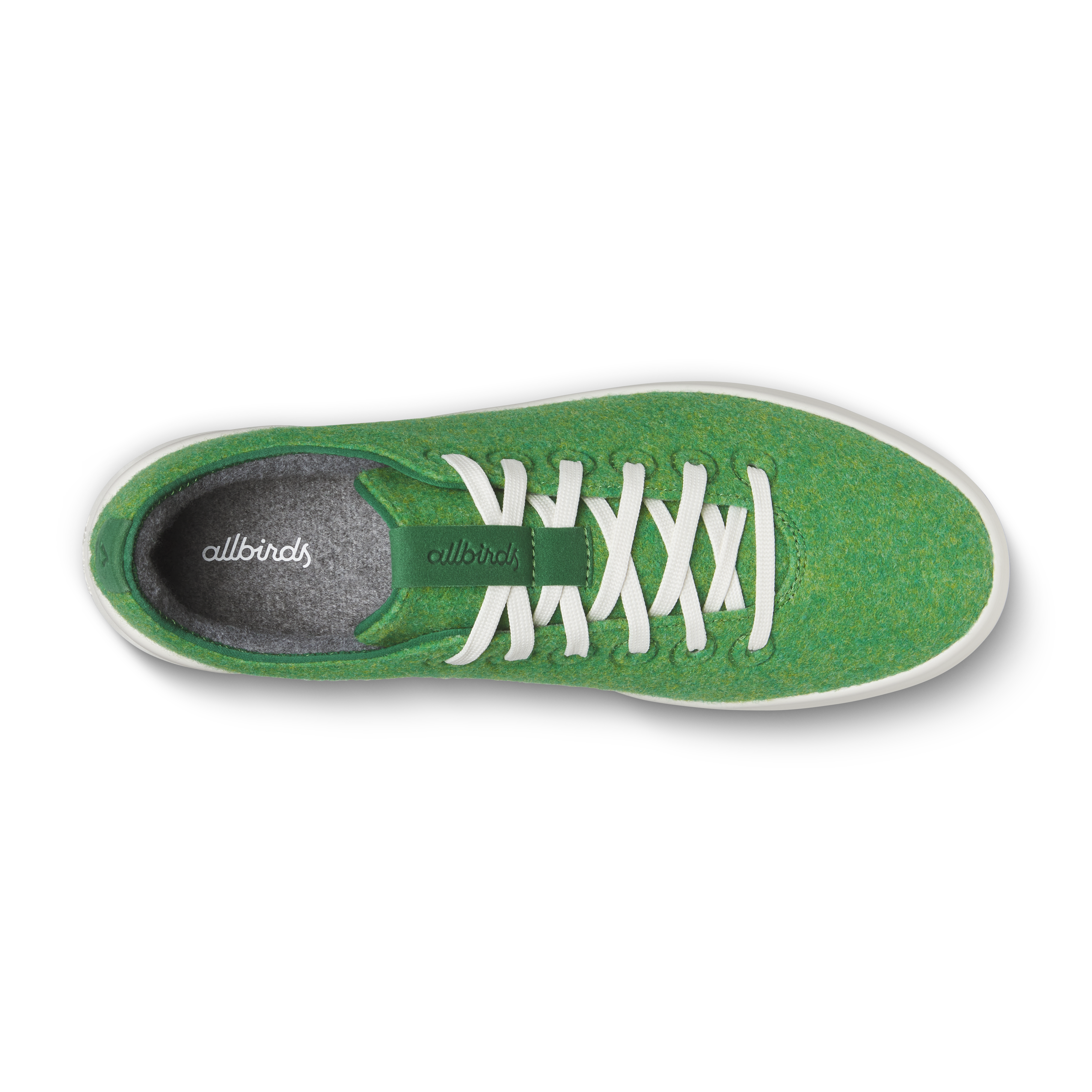 Women's Wool Cruiser - Kelly Green (Natural White Sole)