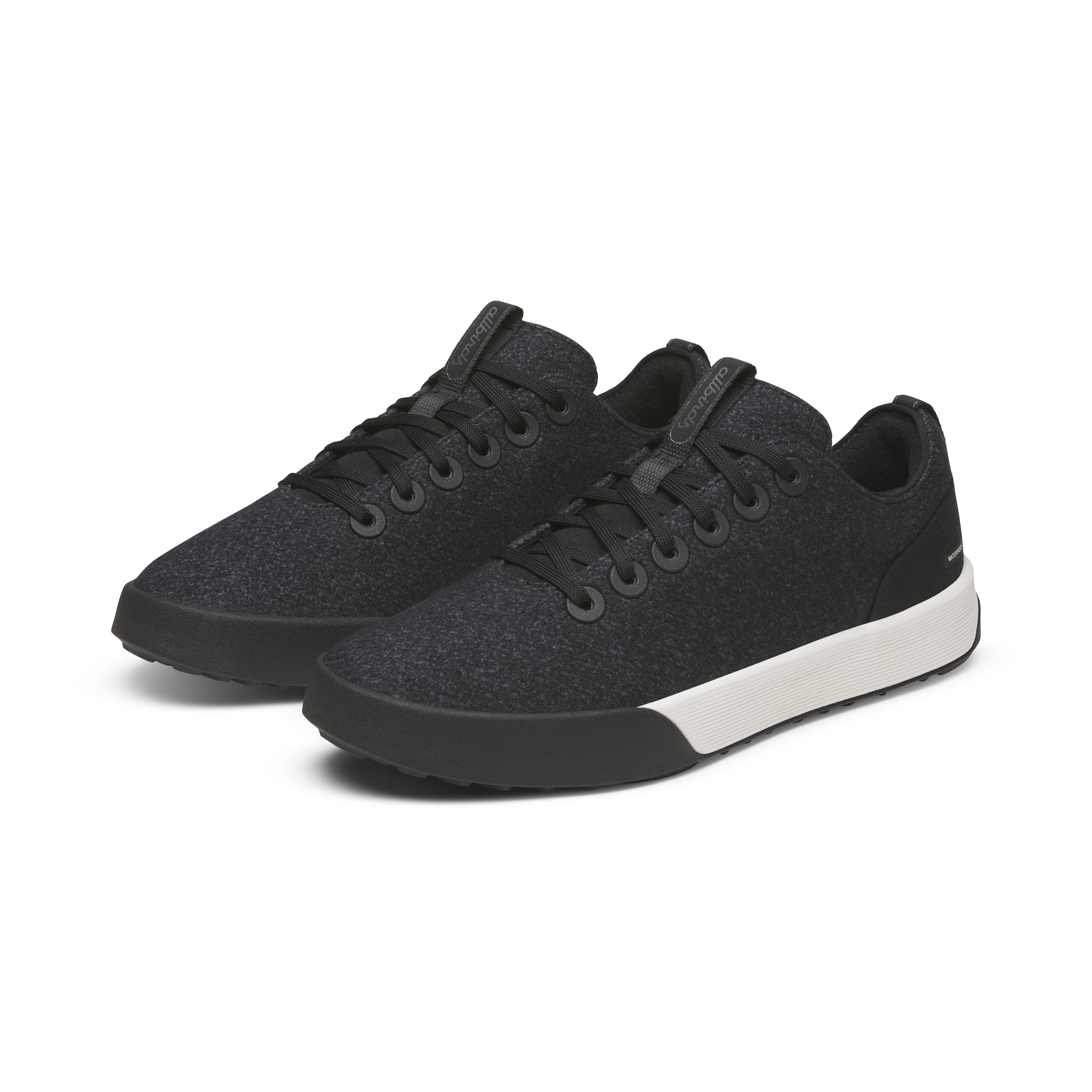 Women's Wool Cruiser Waterproof - Natural Black (Natural White Sole)