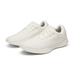 Women's Wool Runner NZ Fluff - Natural White (Natural White Sole)