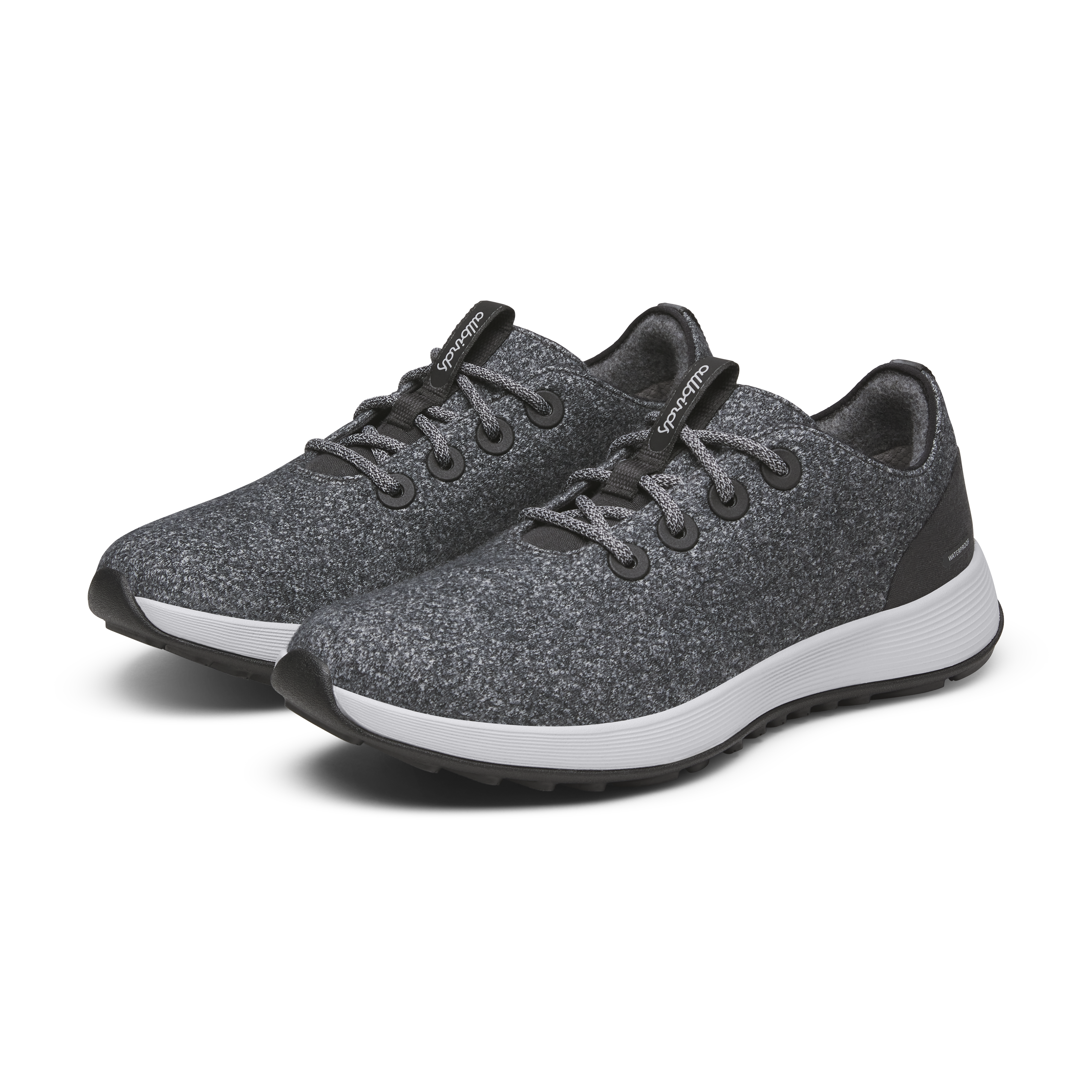 Women's Wool Runner NZ Waterproof - Dark Grey (Light Grey Sole)