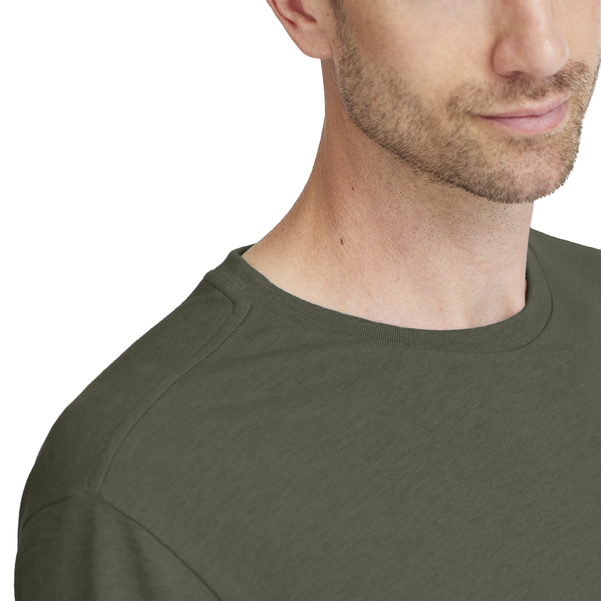 Men's Soft Merino Tee - Thunder Green