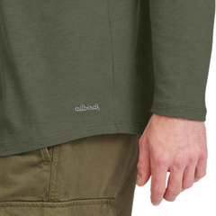 Men's Soft Merino Long Sleeve Tee - Thunder Green