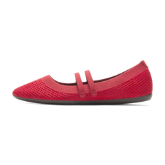Women's Breezer Mary Jane - Warm Red (Dark Anthracite Sole)