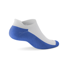 Anytime Ankle Sock - Blizzard/Royal Blue