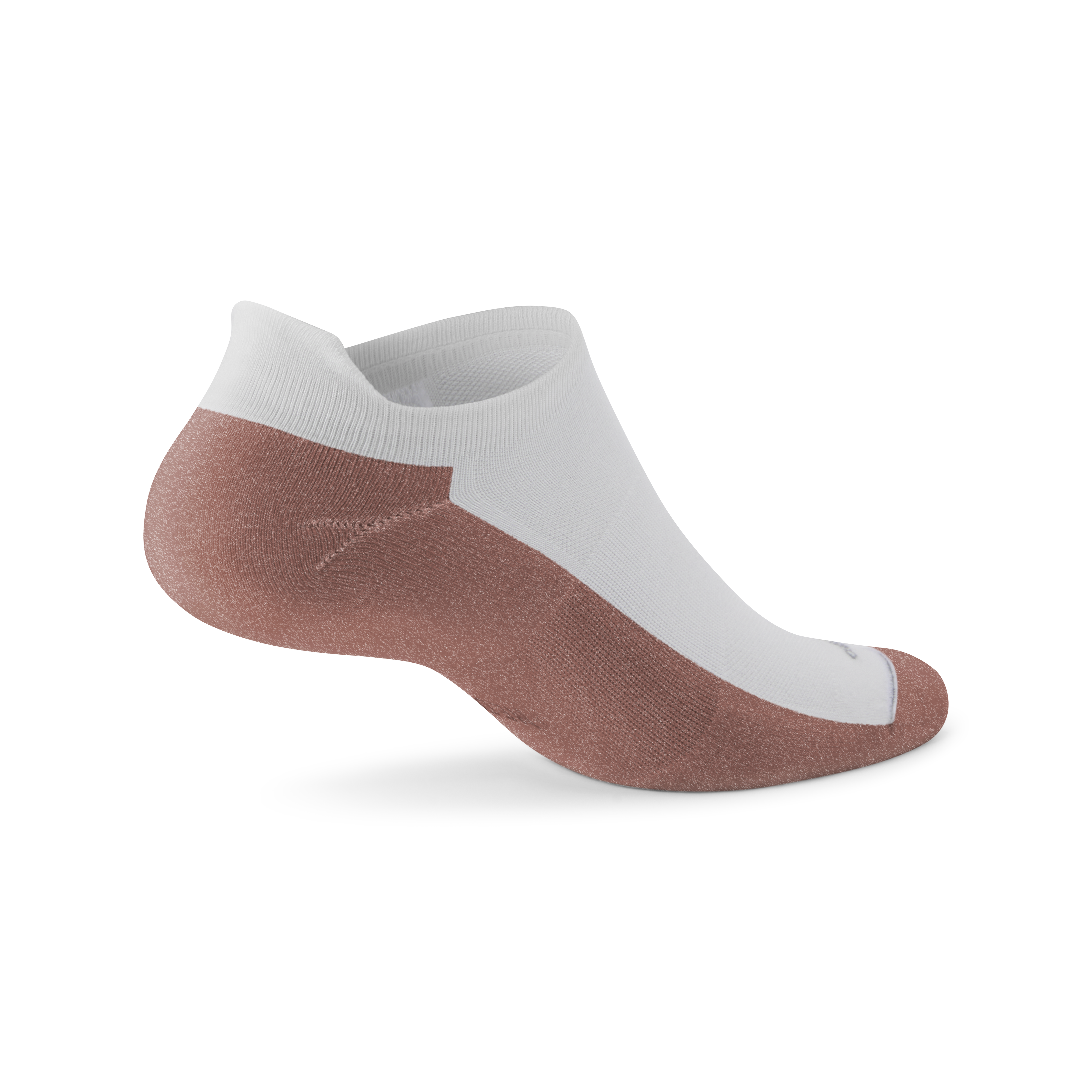 Anytime Ankle Sock - Blizzard/Sienna Blush
