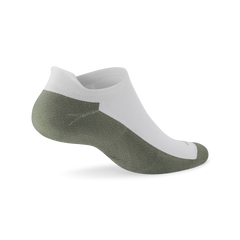 Anytime Ankle Sock - Blizzard/Thunder Green