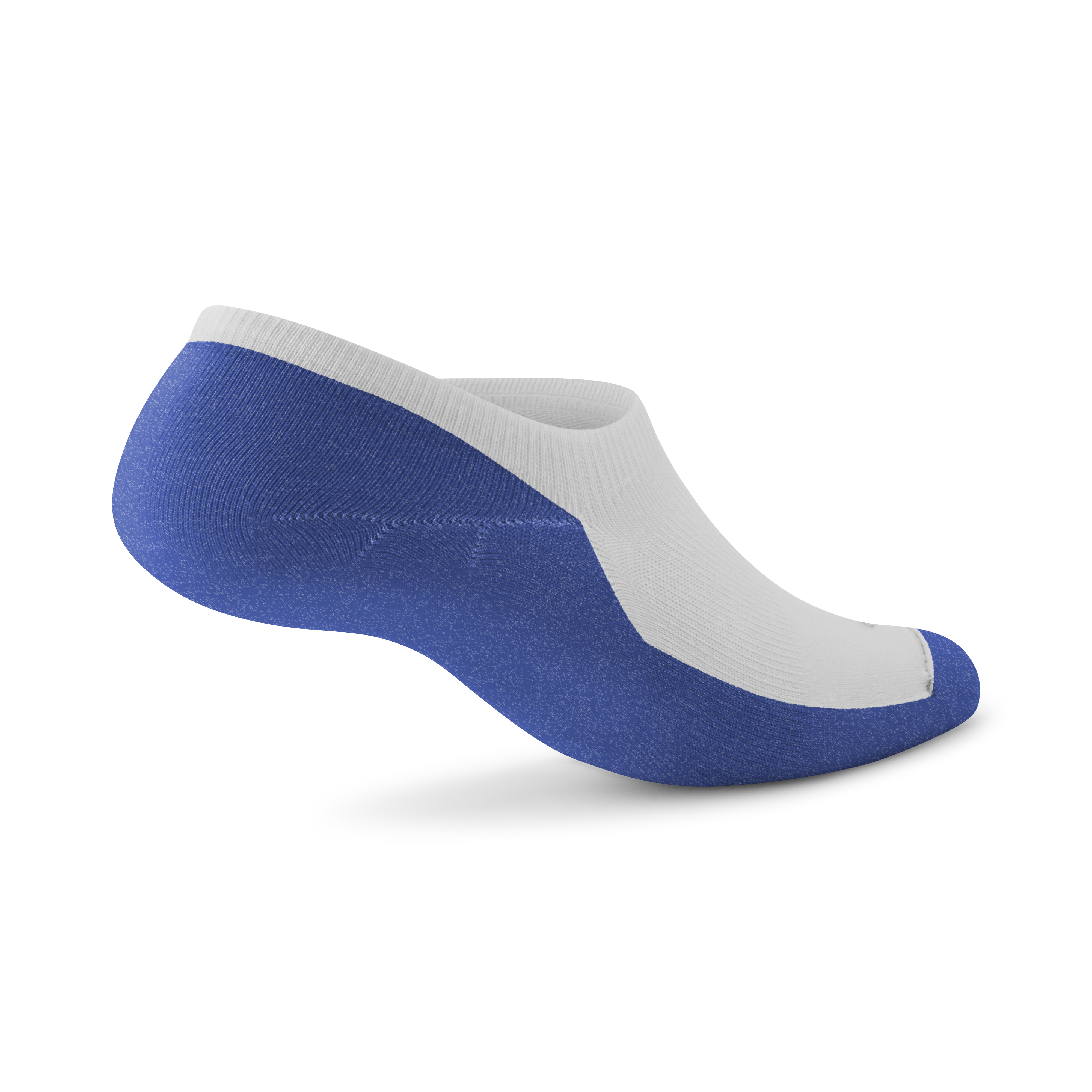 Anytime No Show Sock - Blizzard/Royal Blue