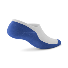 Anytime No Show Sock - Blizzard/Royal Blue