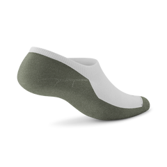 Anytime No Show Sock - Blizzard/Thunder Green