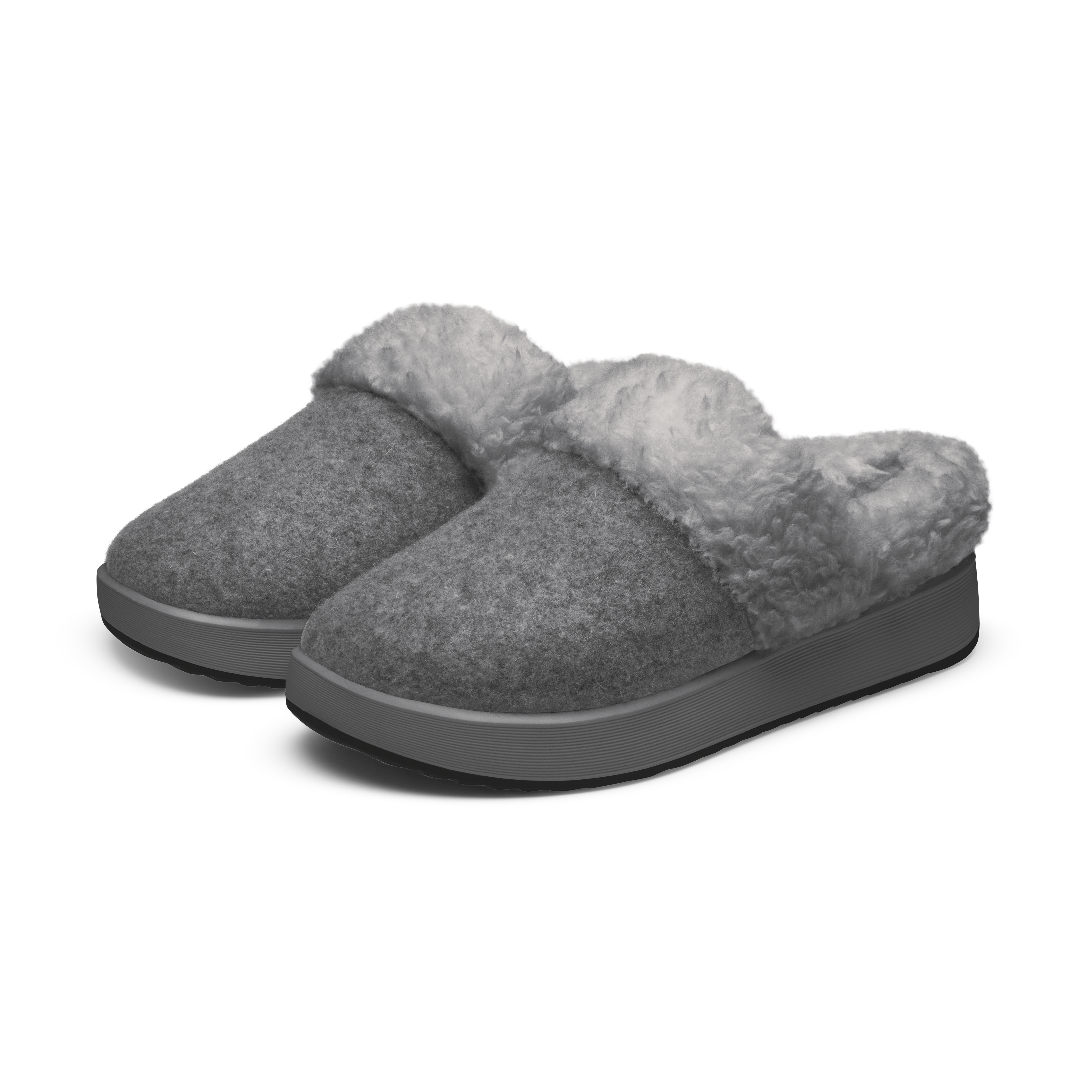 Women's Kiwi Slipper - Medium Grey (Pebble Grey Sole)