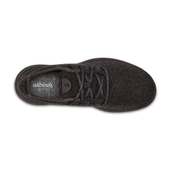 Women's Wool Runner - Natural Black (Black Sole)